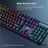 Keyboard Mechanical Aukey KM-G16 RGB Switch Blue