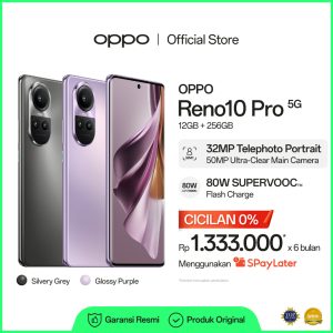 OPPO Reno10 Pro 5G 12GB/256GB [32MP Telephoto Portrait, 80W SUPERVOOC Flash Charge, 120Hz 3D Curved Screen, RAM Expansion]